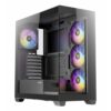 מארז מחשב Antec CX300 ARGB שחור Mid-Tower 4 מאווררים ARGB 120mm כולל חיבורי USB באחריות יבואן רשמי