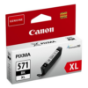 מילוי דיו שחור Canon CLI-571XL-BK למדפסות PIXMA, נפח 11 מ"ל, באחריות יבואן רשמי