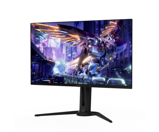 ⁦מסך מחשב GIGABYTE Aorus 32 4K QD-OLED 240Hz 0.03ms HDR KVM שחור באחריות יבואן רשמי 3 שנים⁩ – תמונה ⁦2⁩