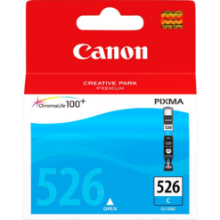 מילוי דיו כחול Canon CLI-526C למדפסות Pixma, באחריות יבואן רשמי