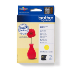 מדפסת הזרקת דיו צהובה Brother MFC-J470 LC121 דיו צהוב באחריות יבואן רשמי