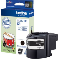 מדפסת משולבת Brother MFC-J985 שחור XL LC22U, הזרקת דיו צבעונית, הדפסה דו צדדית, Wi-Fi, באחריות יבואן רשמי 3 שנים
