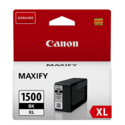 מילוי דיו שחור Canon PGI-1500XL BK גדול במיוחד לדפוס איכותי באחריות יבואן רשמי