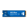 דיסק SSD פנימי WD Blue 4TB NVMe PCIe 4.0 מהירות 5500/5000MB/s באחריות יבואן רשמי, 5 שנים