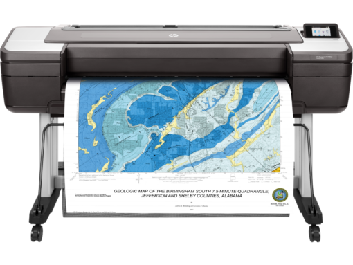 מדפסת HP Designjet T-1700dr 44 אינץ' A0 כפולה מגש הזנה 2 שנות אחריות יבואן רשמי