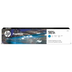 ראש דיו HP 981A ציאן PageWide מקורי 6000 דפים באחריות יבואן רשמי
