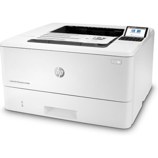 ⁦מדפסת HP LaserJet Enterprise M406dn לייזר שחור-לבן 40 דף לדקה עד 100,000 דפים בחודש באחריות יבואן רשמי⁩ – תמונה ⁦2⁩