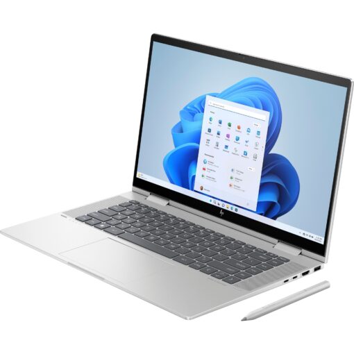 ⁦מחשב נייד HP Envy x360 14 Ultra 7 32GB 1TB OLED Touch 2.8K Meteor Silver באחריות יבואן רשמי⁩ – תמונה ⁦2⁩