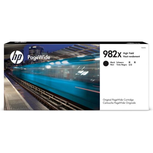 מילוי דיו HP 982X שחור T0B30A PageWide באחריות יבואן רשמי