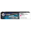 מילוי דיו HP 982X מגנטה T0B28A PageWide באחריות יבואן רשמי