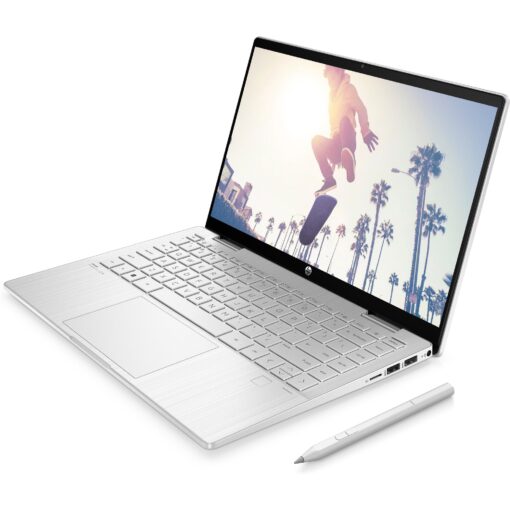 ⁦מחשב נייד HP Pavilion x360 14 מסך מגע FHD Intel Core 5 120U 16GB 512GB SSD WiFi 6 באחריות יבואן רשמי⁩ – תמונה ⁦2⁩