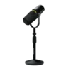 מיקרופון שולחני SHURE MV7+ עם מעמד Gator USB-C XLR מקצועי באחריות יבואן רשמי