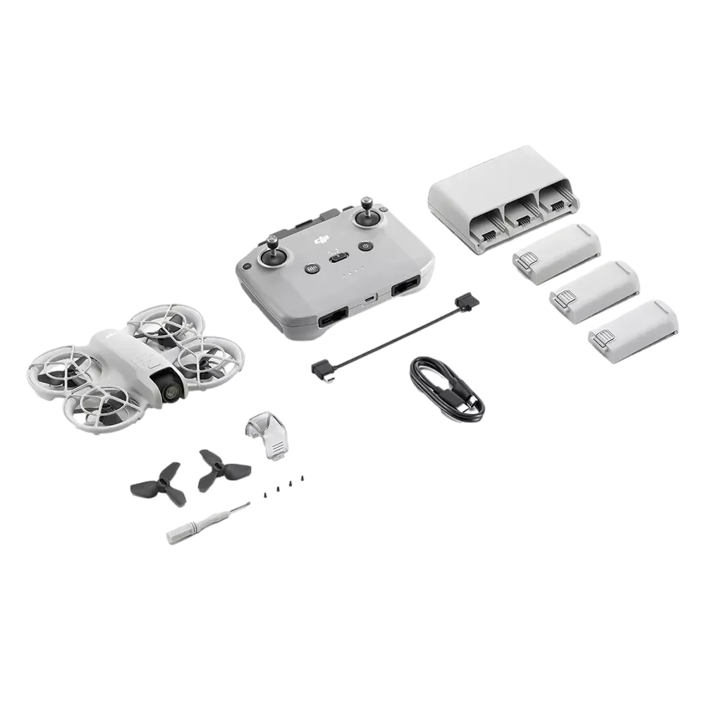 רחפן DJI Neo Fly More Combo 4K 30FPS Wi-Fi GPS מצלמה אישית באחריות יבואן רשמי