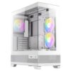 מארז מחשב Antec CX700 ARGB לבן Mid Tower ATX 6 מאווררים USB-C