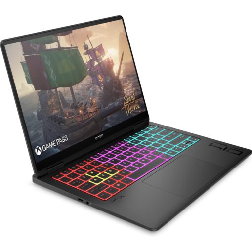 ⁦מחשב נייד OMEN Transcend 14 Intel Core Ultra 7 16GB 1TB RTX4050 OLED 2.8K 120Hz Shadow Black באחריות יבואן רשמי⁩ – תמונה ⁦3⁩