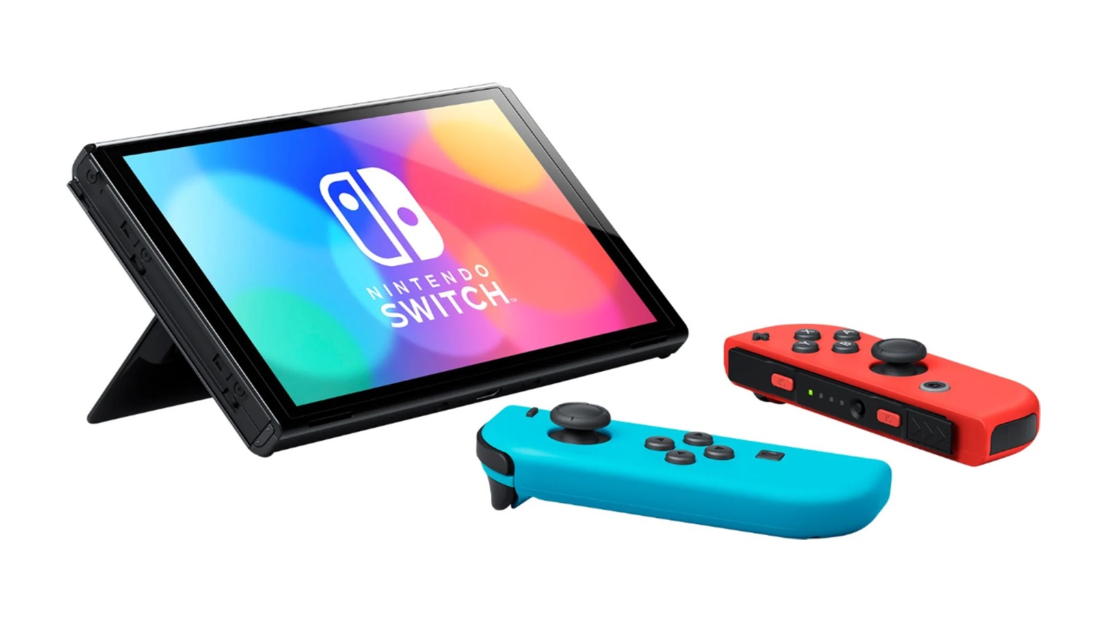קונסולה נינטנדו צבעוני 'Nintendo switch oled blue & red 7 – תמונה 2