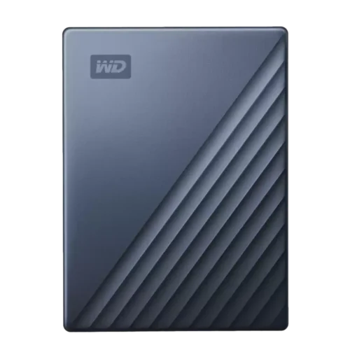 ⁦כונן קשיח נייד WD My Passport Ultra 6TB USB-C מתכתי, אחסון מלא, אבטחת סיסמה, באחריות יבואן רשמי 3 שנים⁩ – תמונה ⁦2⁩