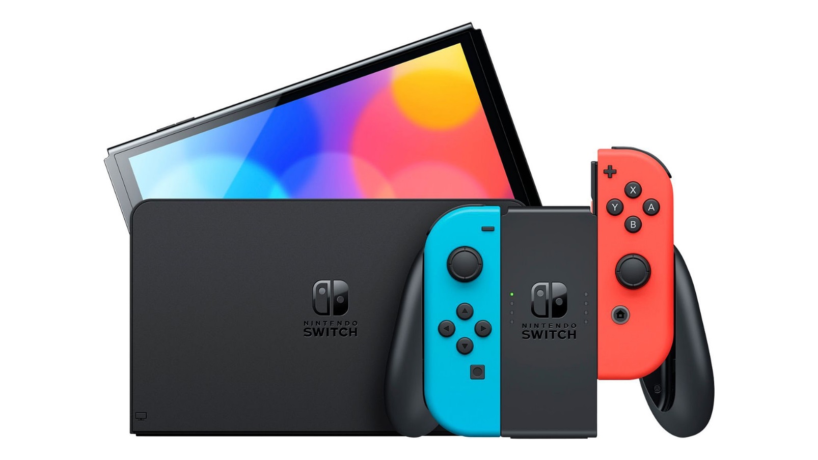 קונסולה נינטנדו צבעוני 'Nintendo switch oled blue & red 7 – תמונה 3