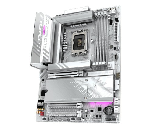 ⁦לוח אם לאינטל Gigabyte Z890 AORUS ELITE WIFI7 DDR5 ATX LGA1851 דור 15 עם 3 חריצי M.2 ו-WIFI 7 באחריות יבואן רשמי 3 שנים⁩ – תמונה ⁦4⁩