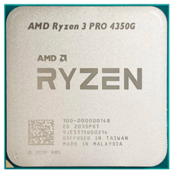 מעבד AMD Ryzen R3 PRO 4350G 4.0GHz 4 ליבות 8 תהליכונים Radeon Graphics AM4 באחריות יבואן רשמי 3 שנים