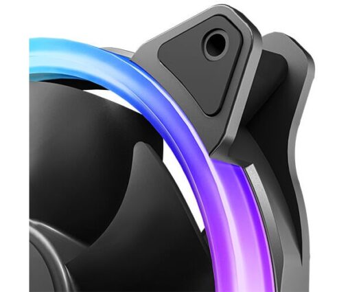 ⁦מאווררים למארז ANTEC NEON 120 ARGB שחור 3 יחידות 120 מ"מ Hydro Bearing ARGB באחריות יבואן רשמי⁩ – תמונה ⁦4⁩