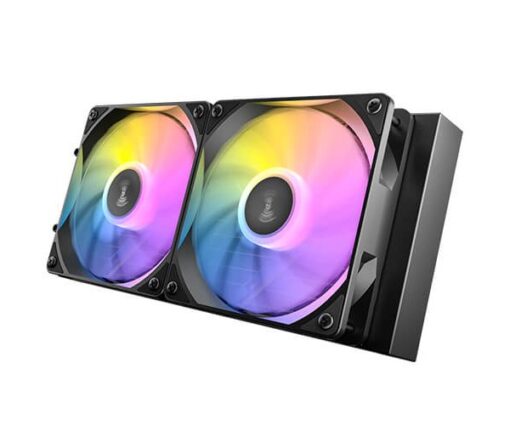 ⁦קירור נוזלי ANTEC VORTEX 240 ARGB 280W TDP למעבדי Intel ו-AMD, 2 מאוורררים 120 מ"מ, באחריות יבואן רשמי⁩ – תמונה ⁦2⁩