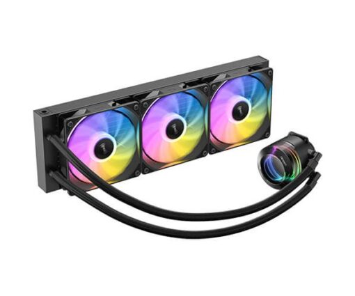 ⁦קירור נוזלי ANTEC VORTEX LUM 360 ARGB RGB 3x120mm 280W TDP תואם Intel ו-AMD באחריות יבואן רשמי⁩ – תמונה ⁦3⁩