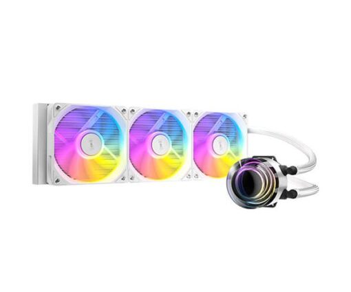 ⁦קירור נוזלי ANTEC VORTEX LUM 360 WHITE ARGB 3x120mm 280W TDP תואם Intel ו-AMD באחריות יבואן רשמי 3 שנים⁩ – תמונה ⁦2⁩
