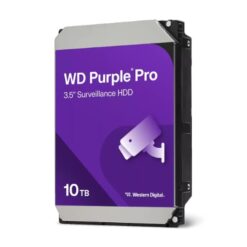 דיסק קשיח פנימי WD Purple 10TB 7200RPM SATA III זיכרון 512MB באחריות יבואן רשמי 3 שנים