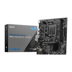 לוח אם MSI PRO H610M-S DDR4 LGA1700 12/13 Gen Intel Dual Channel 64GB 2xDDR4 באחריות יבואן רשמי