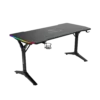 שולחן גיימינג SCORPIUS DESKPRO-HJ120 משטח 18 מ"מ תאורת ARGB מחזיקי אביזרים באחריות יבואן רשמי