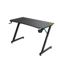 שולחן גיימינג SCORPIUS DESKPRO-HJ140 RGB משטח 140 ס"מ מלמין פחמן באחריות יבואן רשמי