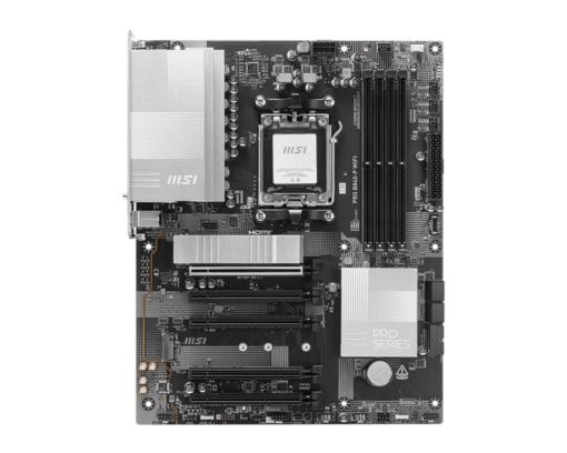 ⁦לוח אם MSI PRO B840-P WIFI AM5 DDR5 256GB WiFi 7 Bluetooth 5.4 באחריות יבואן רשמי⁩ – תמונה ⁦2⁩