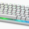 מקלדת גיימינג אלינוור אלחוטית Pro QWERTY לבנה עם תאורה RGB באחריות יבואן רשמי 3 שנים