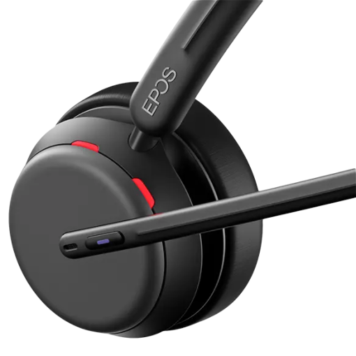 ⁦אוזניות אלחוטיות Lenovo EPOS 1061T On-ear Bluetooth ANC USB-C שחור באחריות יבואן רשמי⁩ – תמונה ⁦3⁩
