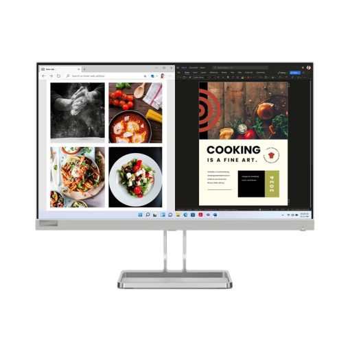 ⁦מסך מחשב Lenovo 22 אינץ' FHD 75Hz VA זוית צפייה 178° באחריות יבואן רשמי⁩ – תמונה ⁦2⁩