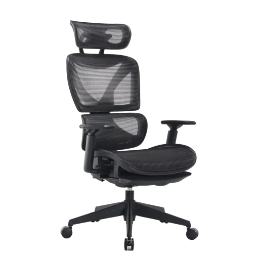 כיסא מנהלים ארגונומי MIRACASE MWMS200 שחור אפור כהה עם רשת נושמת מנגנון איזון משקל ידיות 3D מתכווננות והדום רגליים נשלף באחריות יבואן רשמי