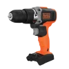 מקדחה רוטטת BLACK AND DECKER BCD003N XJ 18V עד 25 ממ בעץ ו10 ממ במתכת ובטון 1.5 קג 2 מהירויות באחריות יבואן רשמי
