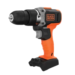 מקדחה רוטטת BLACK AND DECKER BCD003N XJ 18V עד 25 ממ בעץ ו10 ממ במתכת ובטון 1.5 קג 2 מהירויות באחריות יבואן רשמי
