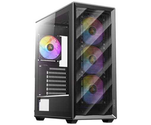 מארז גיימינג Antec AX85 ARGB Mid Tower 4 מאווררים ATX שחור באחריות יבואן רשמי