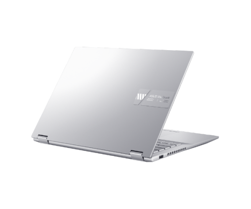 ⁦מחשב נייד ASUS VivoBook S14 Flip i9-13900H 16GB 1TB Touch מסך 14 אינץ כסוף באחריות יבואן רשמי⁩ – תמונה ⁦5⁩