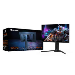 מסך מחשב גיימינג GIGABYTE AORUS 27 אינץ' 2K QD-OLED 240Hz 0.03ms HDR KVM באחריות יבואן רשמי 3 שנים