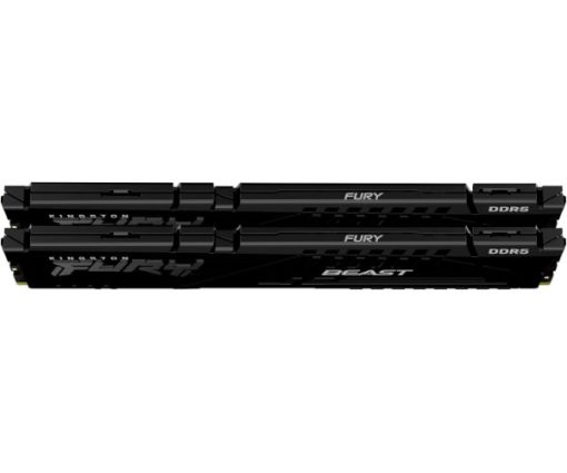⁦זכרונות Kingston Fury Beast DDR5 32GB 6000MHz CL30 Dual Channel Intel XMP AMD EXPO באחריות יבואן רשמי 3 שנים⁩ – תמונה ⁦3⁩
