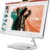 מחשב נייד כל אחד Lenovo IdeaCentre 27 מסך מגע Intel i7 16GB 1TB SSD לבן באחריות יבואן רשמי 3 שנים