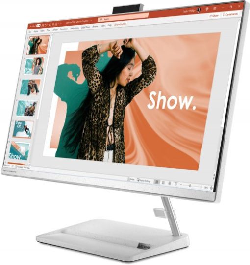 מחשב נייד כל אחד Lenovo IdeaCentre 27 מסך מגע Intel i7 16GB 1TB SSD לבן באחריות יבואן רשמי 3 שנים