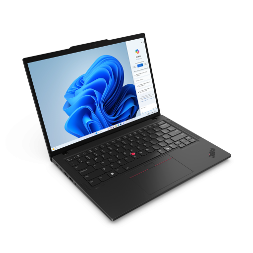 ⁦מחשב נייד Lenovo ThinkPad T14 G5 עם מסך מגע 14 אינץ, מעבד Intel Core Ultra 7 155U, זיכרון 32GB, כונן SSD בנפח 1TB, מערכת הפעלה Windows 11 Pro, באחריות יבואן רשמי ל-3 שנים⁩ – תמונה ⁦2⁩