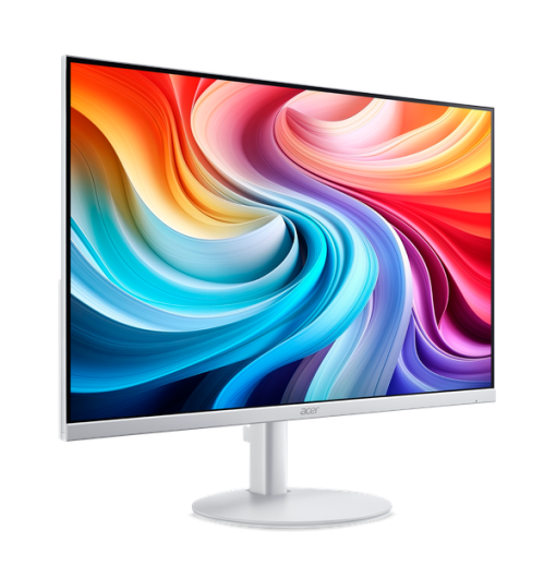 ⁦מסך מחשב Acer 27 אינץ' IPS Full HD 120Hz לבן באחריות יבואן רשמי⁩ – תמונה ⁦2⁩