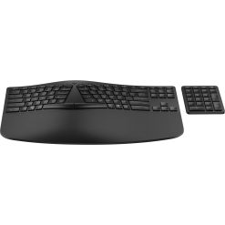 מקלדת אלחוטית HP 960 ארגונומית שחורה Bluetooth תואמת Windows ו-Mac באחריות יבואן רשמי