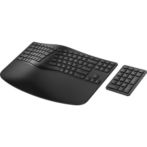 ⁦מקלדת אלחוטית HP 960 ארגונומית שחורה Bluetooth תואמת Windows ו-Mac באחריות יבואן רשמי⁩ – תמונה ⁦2⁩