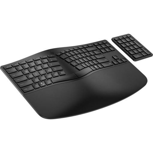 ⁦מקלדת אלחוטית HP 960 ארגונומית שחורה Bluetooth תואמת Windows ו-Mac באחריות יבואן רשמי⁩ – תמונה ⁦3⁩